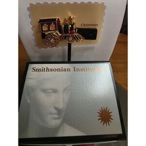 Vintage 1996 Avon Smithsonian Institution Christmas  Train Brooch